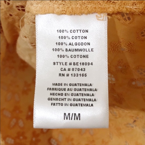 Anthropologie Daybreak Eyelet Peasant Blouse - Picture 10 of 11